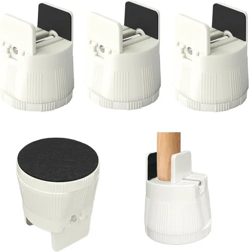 Miniatura 8 de Elevadores de cama resistentes, elevadores de muebles con abrazadera de tornillo ajustable que soporta 1,000 libras, elevación de 2.36 a 3.15