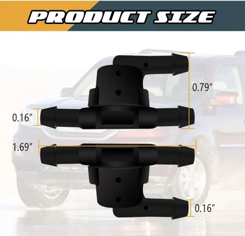 Miniatura 2 de HAOBO 2 piezas de válvula de retención del lavaparabrisas del parabrisas de repuesto para Toyota, Scion, Lexus, accesorios automotrices, kit