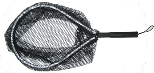 Miniatura 3 de Aluminio Landing Nets (aro: 11"x15," Mango: 7," Knotless Malla)