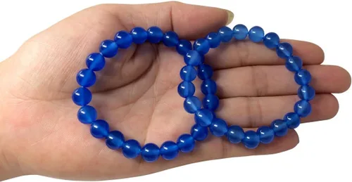 Miniatura 4 de Adabele 1pc Natural Stretch Gemstone Bracelet 8mm (0.31") Bead 7" to 8.5 inch Healing Crystal Energy Quartz Chakras Jewelry Women Men Birthday Gift
