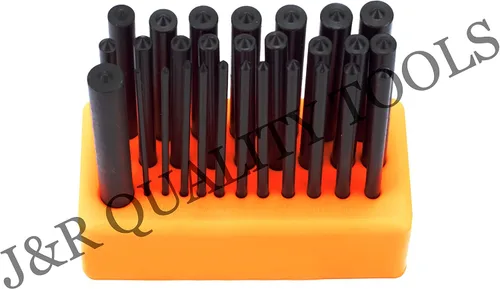 Miniatura 2 de VCT 28pc 3/32 "- 1/2" Juego de punzón de transferencia de acero para maquinista de herramientas de rosca, juego de herramientas