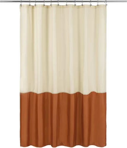 Miniatura 28 de ALYVIA SPRING - Forro de tela impermeable para cortina de ducha, cortina de tela lavable para baño - Tamaño estándar 72 x 72, azul