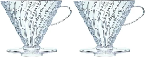 Miniatura 11 de HARIO VDGR-02-B V60 Gotero de Vidrio Resistente al Calor 02, Para 1-4 Tazas, Negro, Hecho en Japón