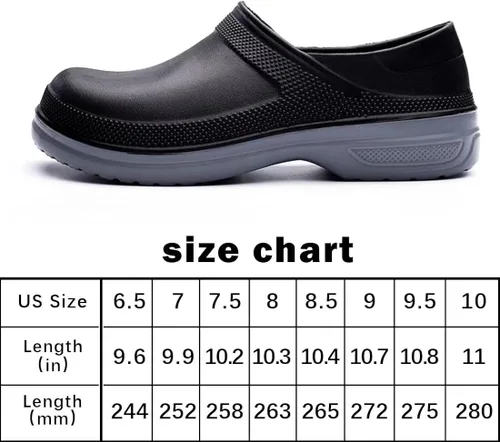 Miniatura 5 de Zapatos de chef para hombres y mujeres zuecos de cocina para hombres zapatos de cocina zapatos de trabajo de enfermera zapatos de trabajo