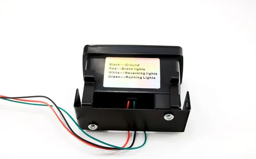 Miniatura 3 de Jinfili 3 en 1 lente roja LED antiniebla, lámpara de freno trasero, parachoques trasero, luz inversa, kit de lámpara compatible con Subaru WRX STI