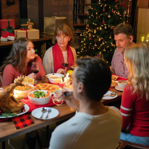 Miniatura 3 de Iconikal Servilletas de papel desechables a cuadros de búfalo para fiestas, tamaño cena, rojo y negro