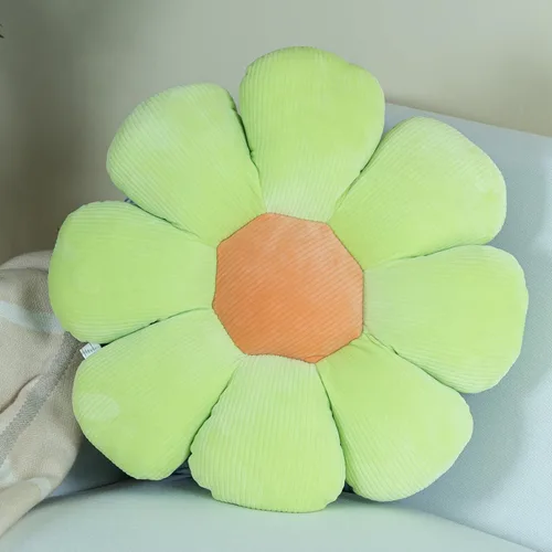 Miniatura 13 de Almohada en forma de flor, cojín de almohada de margaritas, almohada estética de margaritas, bonito cojín de asiento, almohadas decorativas de 1pcs