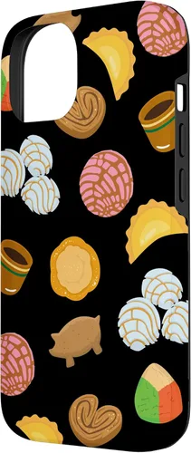 Miniatura 2 de Conchas Pan Dulce Pattern Black Phone Case Latina Gift Case Case for iPhone 17