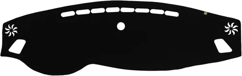 AUQDD Alfombrilla de Cubierta del Tablero Compatible con KI-A Optima 2016 2017 2018 2019 2020, Alfombrilla de Tablero de Franela Negra, Negro