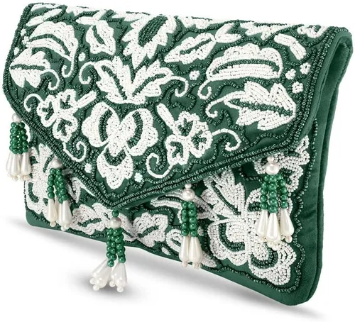 Miniatura 5 de Aheli Indian Potli Bags for Women Evening Bag Clutch Ethnic Bride Purse with Drawstring
