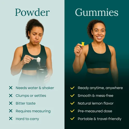 Miniatura 3 de Gomitas de monohidrato de creatina sin azúcar, 5 gramos por porción, potentes gomitas de creatina para hombres y mujeres, suplemento para apoyo