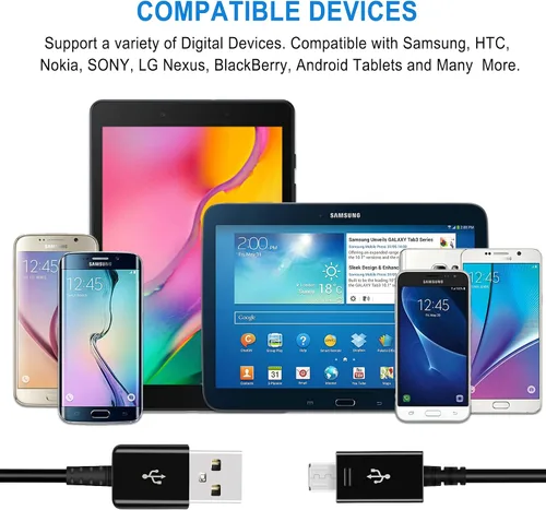 Miniatura 7 de Kit de cargador rápido adaptable compatible con Samsung Galaxy S7/S7 Edge S6/S6 Edge/Note5/4 S4/S3 S2 J7 J7V J5 J3V J3V J2/G3 G4 K20/Moto E4 E5