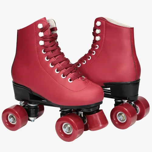Miniatura 2 de Wiwiy Patines de Rodillo para Mujeres y Hombres - Cuatro Patines de Cuatro Ruedas Brillantes Ajustables