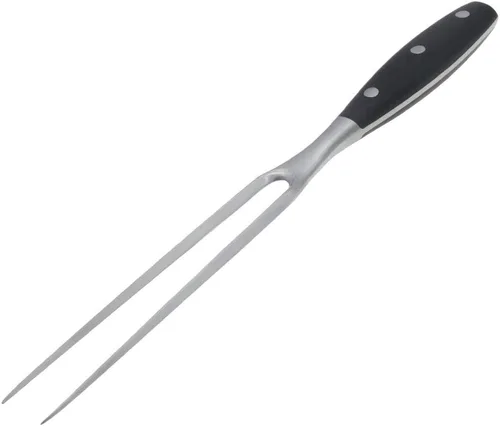 Miniatura 9 de Juego de cuchillo y tenedor para tallar – con cuchillo de trinchar de 8 pulgadas y tenedor de metal recto de 8 pulgadas, triple remache de acero