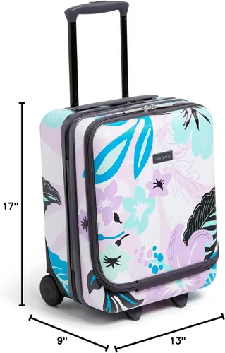 Miniatura 7 de Vera Bradley Maleta rígida para debajo del asiento para mujer, Isla Floral Púrpura