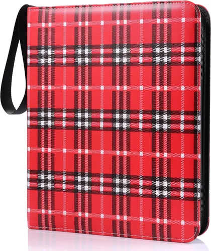 Miniatura 11 de WOT I Carpeta de lujo para cartas coleccionables, 540 bolsillos, fundas para carpeta de cartas coleccionables, carpeta de cuero rellenable de 3
