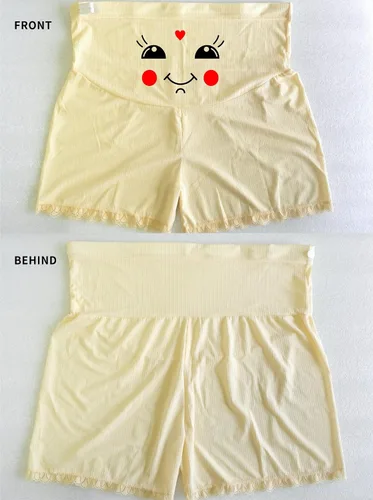 Miniatura 7 de Pantalones cortos de maternidad con texto personalizado sobre el vientre Entrenamiento Corriendo Casual Verano Personalización Pantalones cortos
