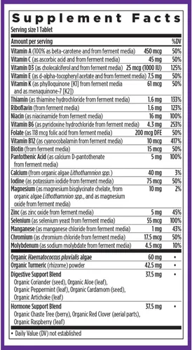 Miniatura 6 de New Chapter Multivitamínico 55+, astaxantina, B6, B12, D3, vitamina C y zinc, inmune, corazón, energía celular y apoyo óseo, suave para el estómago