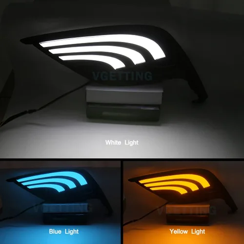 Miniatura 5 de Luz de circulación diurna para Toyota Camry 2021-2023 Reemplazo de luz antiniebla Tri-colores DRL con bombilla LED para Camry SE XSE Luz de Camry