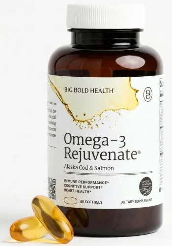 BIG BOLD HEALTH Suplemento de aceite de pescado de Alaska silvestre rejuvenecedor Omega-3 con PRMs & ácidos grasos EPA, DHA y DPA Vitaminas A y D