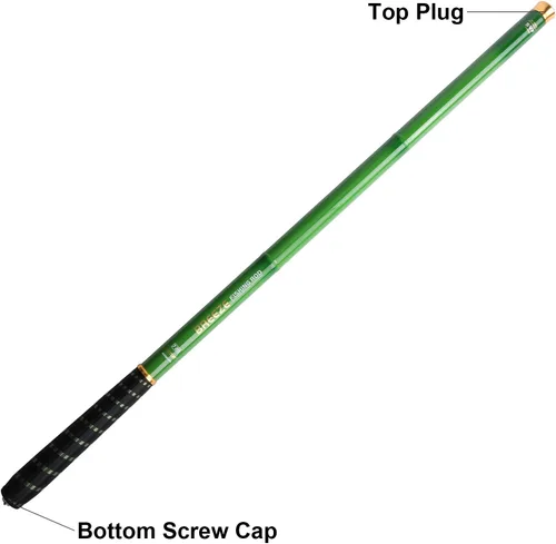Miniatura 7 de Goture/ Kit de caña de pescar telescópica Tenkara/ Caña de pescar ultraligera para viajes, caña de pescar plegable portátil para bass y crappie