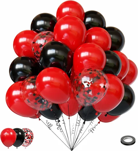 Miniatura 12 de Lukiituke - Globos verdes y dorados, 57 globos de 12 pulgadas verde oscuro y dorados para cumpleaños, graduación, día de San Patricio, decoraciones