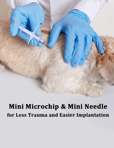 Miniatura 7 de RexID Kit de implante de microchip para mascotas de 0.049 in y 0.276 in junto con etiqueta de identificación inteligente para conectar al dueño