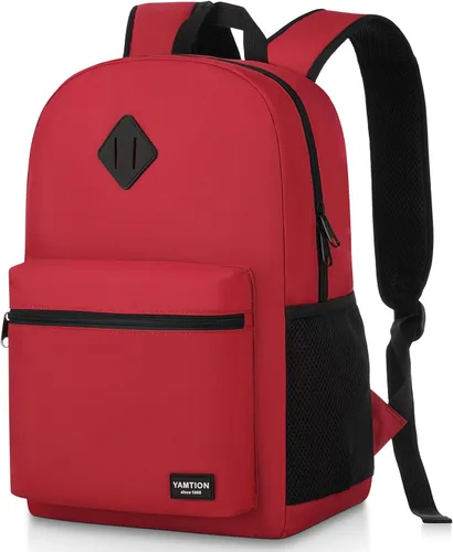 Miniatura 9 de YAMTION Mochila escolar, mochila clásica unisex para adolescentes con puerto USB para escuela secundaria, universidad, oficina, trabajo, viajes