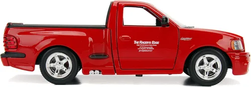 Miniatura 6 de Jada Toys Fast & Furious 1:24 Brian's Ford F-150 SVT Lightning - Coche fundido a presión, juguetes para niños y adultos, rojo (99574)