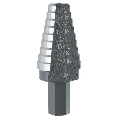 Miniatura 15 de Irwin Tools UniBit broca escalonada de 3/16 in a 1/2 in