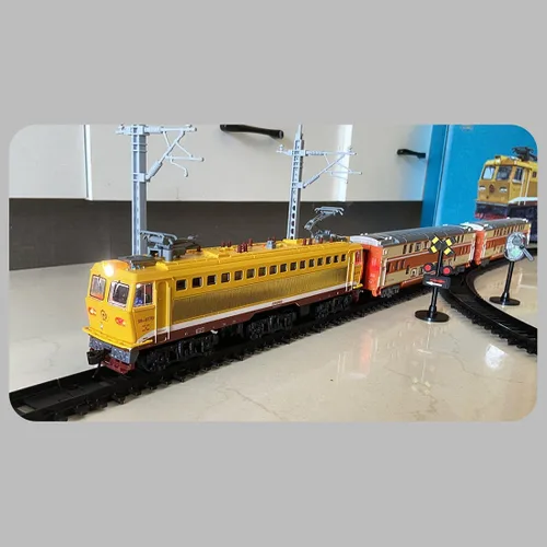 Miniatura 7 de Juego de tren de vapor de aleación SS7C con operación eléctrica, sonido envolvente y efectos de luz, y pista circular larga para juegos educativos