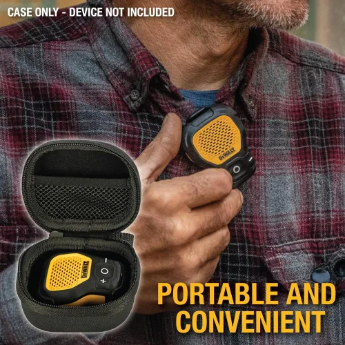 Miniatura 8 de DEWALT Funda protectora resistente para auriculares TWS y altavoz portátil, compacta y ligera con funda de auriculares EVA, carcasa dura, a prueba