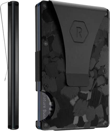 Miniatura 6 de Ridge - Cartera para hombre – Cartera compacta minimalista delgada y portatarjetas, billetera con bolsillo frontal protegido RFID para hombres