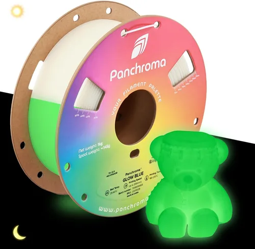 Miniatura 60 de Panchroma - Filamento de impresión 3D de ácido poliláctico (PLA) en degradado de Halloween, naranja, amarillo y magenta, 0.069 in, carrete de 2.2