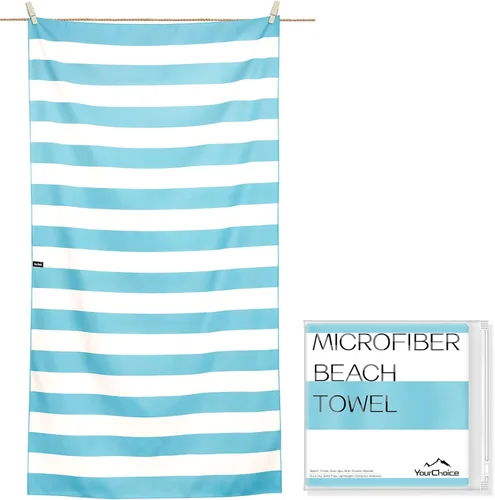 Miniatura 15 de Your Choice - Juego de toallas de microfibra de secado rápido para playa, viajes, natación, piscina, campamento, actividades al aire libre y toalla