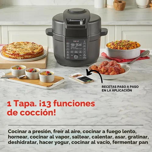 Miniatura 4 de Instant Pot 6.5 Quart Duo Crisp Ultimate Lid with WIFI, 13-in-1 Air Fryer and Pressure Cooker Combo