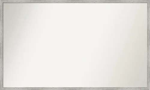 Miniatura 703 de Amanti Art Espejo de baño blanco para sobre el fregadero, 32 x 45 pulgadas, espejo de tocador rectangular blanco esbelto, marco de madera moderno