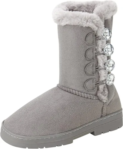 bebe Girl's Fur Lined Winter Boot with Rhinestone Details (ToddlerLittle GirlBig Girl)