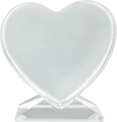Miniatura 7 de Ismosm Paquete de dos placas de cristal para sublimación, marco de fotos, regalos de sublimación, decoración de mesa de cristal, espacios en blanco
