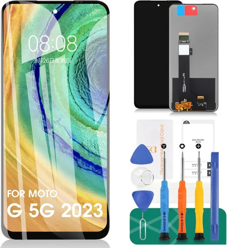 Kit de reemplazo de pantalla para Moto G 5G 2023 para Motorola Moto G 5G 2023 Reemplazo de pantalla para Moto XT2313 Pantalla LCD Pantalla táctil