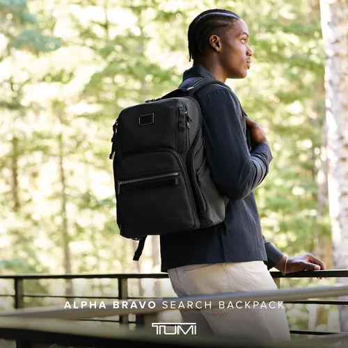 Miniatura 2 de TUMI - Mochila de Búsqueda Alpha Bravo - Mochila para portátil para hombres y mujeres - Mochila para trabajo y viajes - 17.0" X 14.0" X 8.3", Negro
