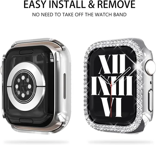 Miniatura 3 de FULLIFE Paquete de 6 para Apple Watch Ultra 3/2/1 Serie de estuches 11 10 9 8 7 6 5 4 3 2 1 SE3 49/45/44/42/41/40/38 mm Cubierta de cara con cara
