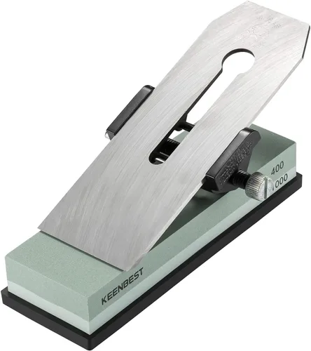 Miniatura 6 de KEENBEST Actual Grit - Juego de piedra de afilar de material de primera calidad, 2 lados, 400 1000, afilador de cuchillos de cocina, piedras húmedas