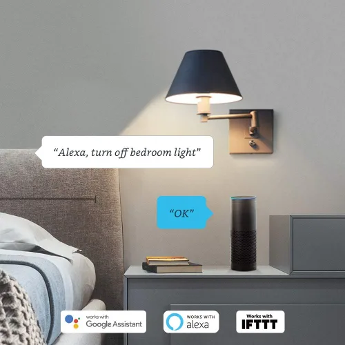Miniatura 2 de Broadlink Bombilla inteligente Wi-Fi, luz LED regulable RGB multicolor cambiante, A19 E26 10W, funciona con Alexa, Google Home, Siri e IFTTT,