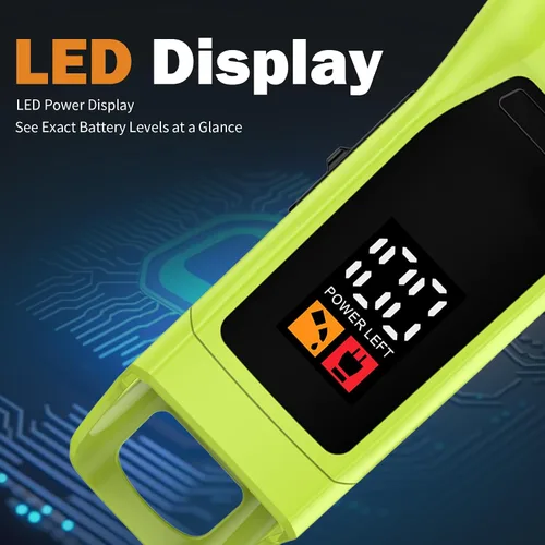 Miniatura 4 de Recortadora de barba para hombres, cortadora de pelo inalámbrica recargable con pantalla LED y diseño colgable, tiempo de funcionamiento de 180