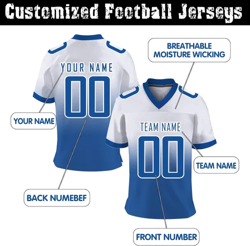 Miniatura 3 de Camisetas de fútbol personalizadas para hombres y mujeres, personalizadas, con nombre del equipo, camisetas deportivas personalizadas, regalos