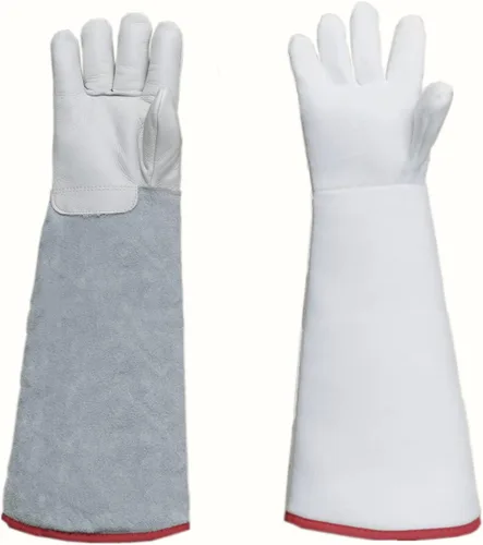 Miniatura 9 de Inf-way Guantes criogénicos de baja temperatura LN2 guantes protectores de nitrógeno líquido de almacenamiento en frío Guantes de seguridad