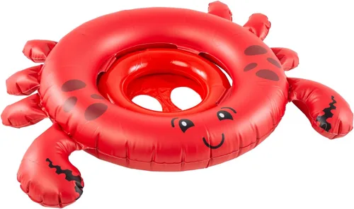Lil' Water Float - Flotadores de piscina para bebés y niños de 1 a 3 años, ideal para nadadores principiantes, fácil de inflar y duradero, cangrejo