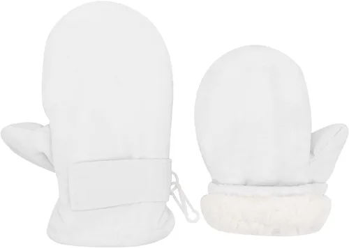 Miniatura 90 de Urban Virgin Guantes de invierno para bebés y niños pequeños, con forro polar, cálidos, impermeables, guantes de nieve para niños y niñas