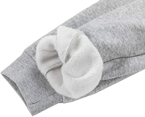 Miniatura 5 de Pantalones deportivos casuales para niños, pantalones deportivos con cordón, pantalones de microterciopelo para niños o niñas de 3 a 12 años